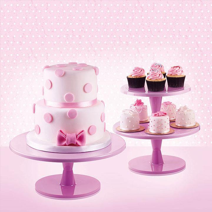 ΣΤΑΝΤ HULA UP PINK SILIKOMART ΣΤΑΝΤ, ΒΑΣΗ ΓΙΑ CUPCAKES SILIKOMART