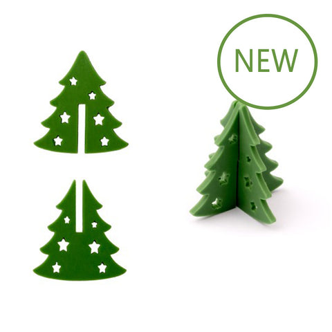 LACE CHRISTMAS TREE 3D GREEN DOBLA ΔΙΑΚΟΣΜΗΤΙΚΑ DOBLA