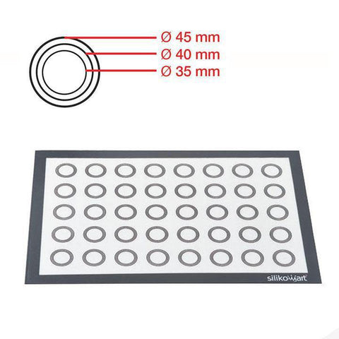 FIBERGLASS CIRCLES BAKING SHEET SILIKOMART - LAOUDIS FOODS