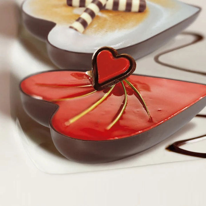 HEART DARK/RED DOBLA
