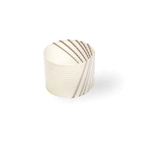 RING FINE STRIPE WHITE/DARK DOBLA