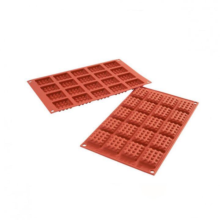 SF147 MINI WAFFEL SILIKOMART - LAOUDIS FOODS