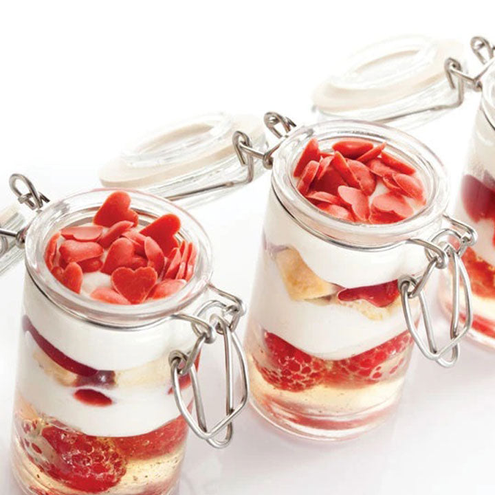 SPRINKLE HEARTS RED DOBLA