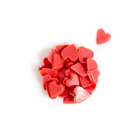 SPRINKLE HEARTS RED DOBLA