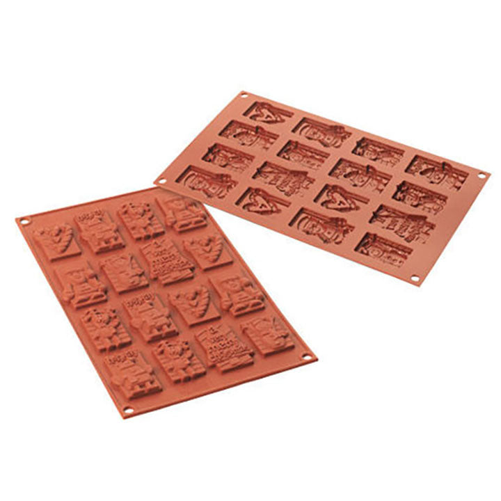 SF146 XMAS CHOCO TAGS SILIKOMART