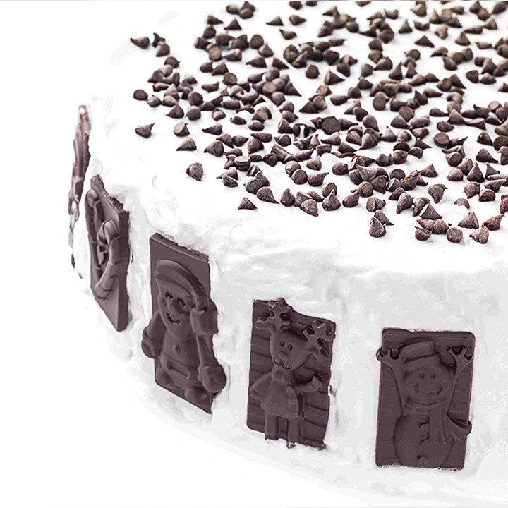 SF146 XMAS CHOCO TAGS SILIKOMART