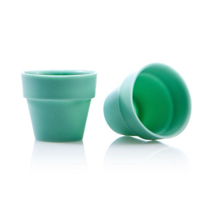 FLOWER POT CUP LARGE BLUE DOBLA - LAOUDIS FOODS