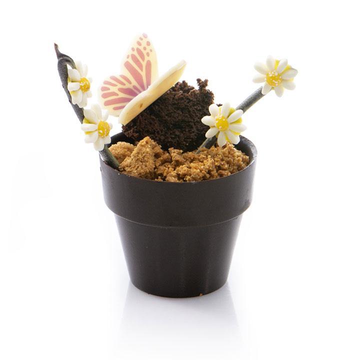 FLOWER POT CUP LARGE DARK DOBLA ΔΙΑΚΟΣΜΗΤΙΚΑ DOBLA