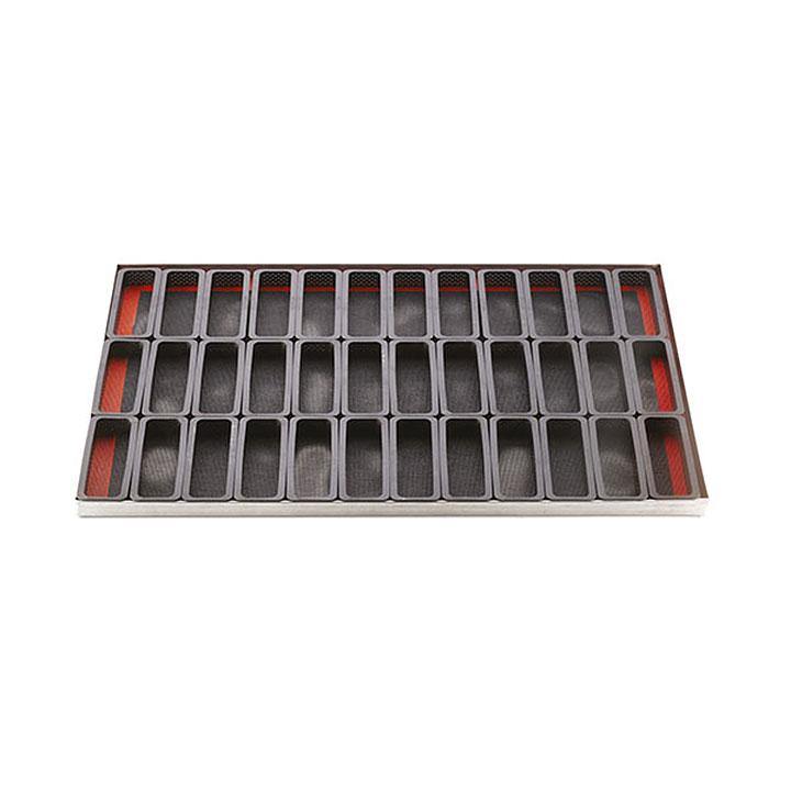 TARTE RING RECTANGULAR 120X35 H20 SILIKOMART - LAOUDIS FOODS