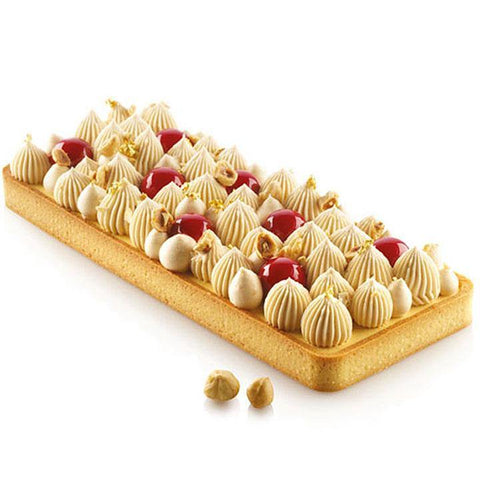 TARTE RING RECTANGULAR 265X105 H20 SILIKOMART - LAOUDIS FOODS