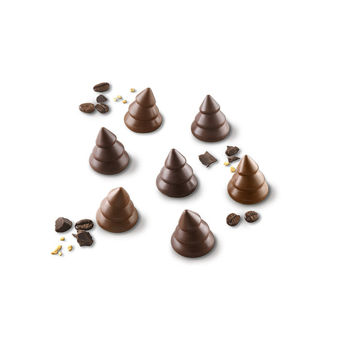 SCG054 CHOCO TREES SILIKOMART - LAOUDIS FOODS