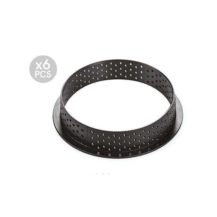 TARTE RING ROUND Ø80 SILIKOMART - LAOUDIS FOODS
