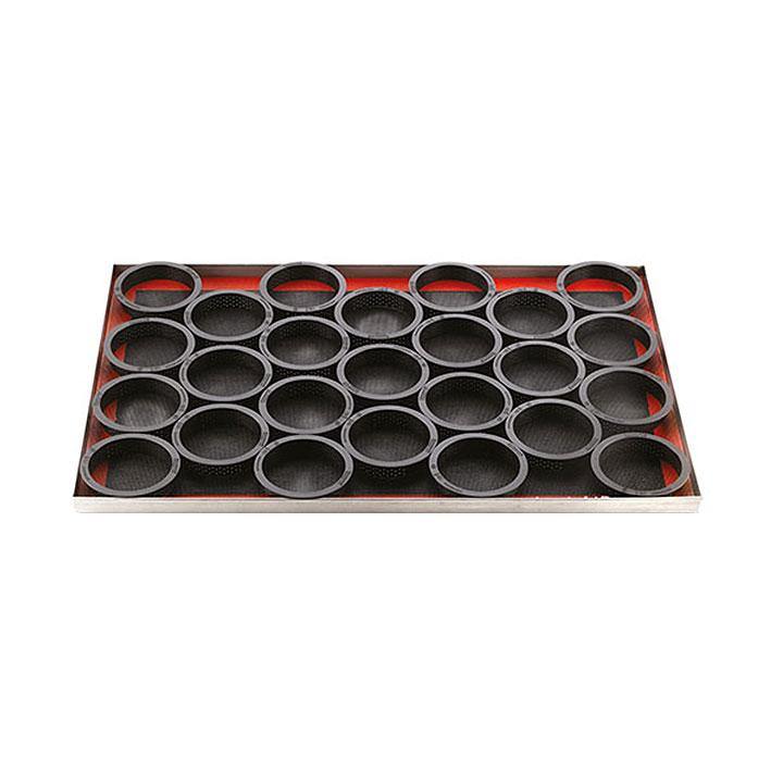 TARTE RING ROUND Ø80 SILIKOMART - LAOUDIS FOODS